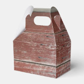 Rustic Red Barn Wood Personalisiert Gevor Box Geschenkschachtel (Rückseite)