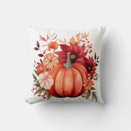 Rustic Red Pumpkin Zuhause Sweet Zuhause Kissen