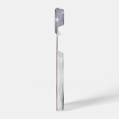 Rustic Red White Blue Wood USA Fahne Amerika iPhone Hülle (Linke Seite)