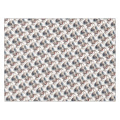 Rustic Reindeer Christmas Tischdecke (Vorderseite (Horizontal))