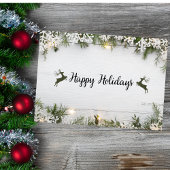 Rustic Rentier Weihnachtskarte Feiertagskarte