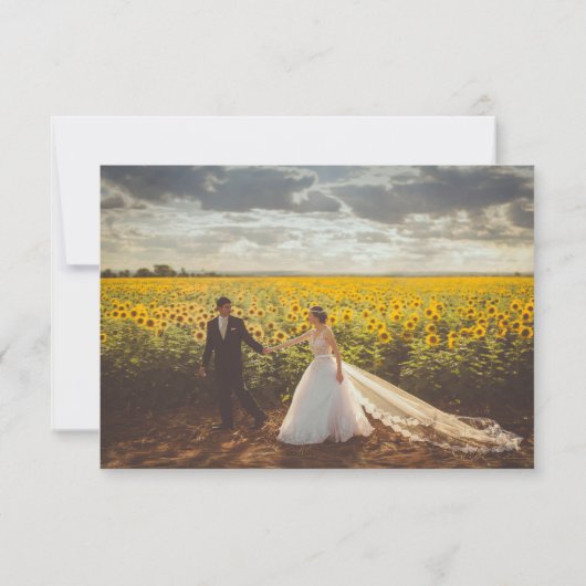 Rustic Retro Engagement Party Dankeskarte (Rückseite)