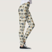 Rustic Rhino Tribal Pattern (1) Leggings (Rechts)