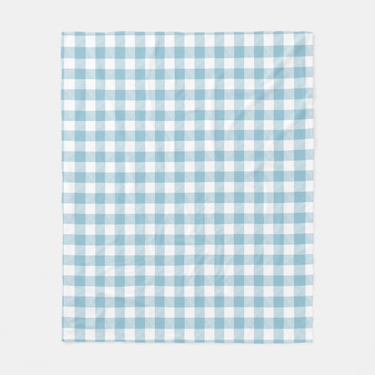 Rustic River Blue Buffalo Check Fleecedecke (Vorderseite)