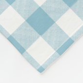 Rustic River Blue Buffalo Check Fleecedecke (Ecke)