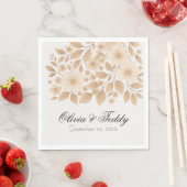 Rustic Romance Wedding Napkins Serviette (Beispiel)