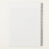 Rustic Romance Wedding Planner Planer (Rückseite)