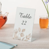 Rustic Romance Wedding Table  Sockelschild (In SItu)