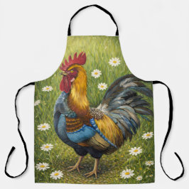 Rustic Rooster Farmhouse Kitchen Apron Schürze
