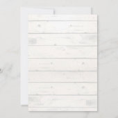 Rustic Safari Jungle Animals Girl Baby Dusche Einladung (Rückseite)