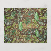 Rustic Safari Time Kapsel Baby Showcard Flyer (Hinten)