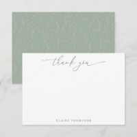 Rustic Sage Green botanischen benutzerdefinierten