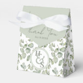 Rustic Sage Green Eucalyptus Wedding Geschenkschachtel (Vorderseite)