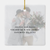 Rustic Schreibwriter Blue | Leichtes und Verheirat Keramikornament (Rückseite)