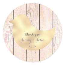 Rustic Shabby Lavender Gold Rose Hochzeit Danke