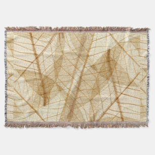 Rustic Sheer Cream Lace Blätter Decke