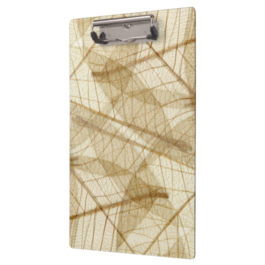 Rustic Sheer Cream Lace Blätter Klemmbrett (Links)