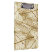 Rustic Sheer Cream Lace Blätter Klemmbrett (Rechts)