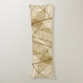 Rustic Sheer Cream Lace Blätter Seitenschläferkissen (Vorderseite Vertikal)