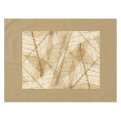 Rustic Sheer Cream Lace Blätter Tischdecke (Vorderseite (Horizontal))