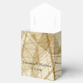 Rustic Sheer Cream Lace Blätter Wedding Geschenkschachtel (Geöffnet)