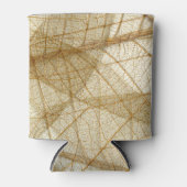 Rustic Sheer Lace Blätter Dosenkühler (Vorderseite)