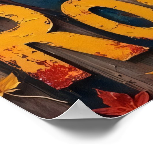 Rustic Shred: Löwigs Herbstrock Poster (Ecke)