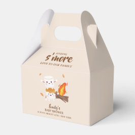 Rustic S'more Liebe Campfire Babydusche Geschenkschachtel