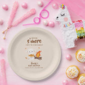 Rustic S'more Liebe Campfire Babydusche Pappteller (Party)