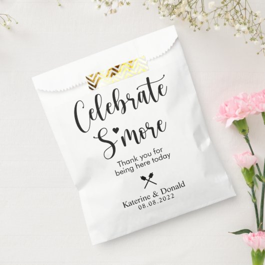 Rustic S'more Liebe Gastgeschenk Hochzeit Bag Geschenktütchen (Versiegelt)