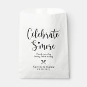 Rustic S'more Liebe Gastgeschenk Hochzeit Bag Geschenktütchen (Vorderseite)