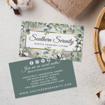 Rustic Southern Cotton & Botanical Social Media