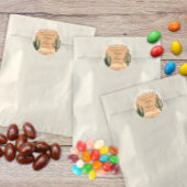 Rustic Southwestern Desert Cactus Danke für Ihre U Runder Aufkleber