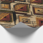 Rustic Southwestern Stripe Pattern (1) Geschenkpapier (Ecke)
