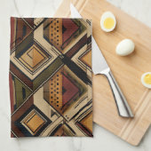 Rustic Southwestern Stripe Pattern (1) Geschirrtuch (Viertel Falte)