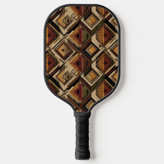 Rustic Southwestern Stripe Pattern (1) Pickleball Schläger (Vorderseite)