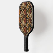 Rustic Southwestern Stripe Pattern (1) Pickleball Schläger (Links)