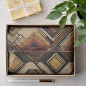 Rustic Southwestern Stripe Pattern (1) Seidenpapier (Geschenk)