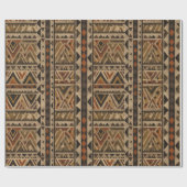 Rustic Southwestern Stripe Pattern (2) Geschenkpapier (Flach)