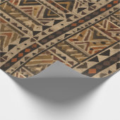 Rustic Southwestern Stripe Pattern (2) Geschenkpapier (Ecke)