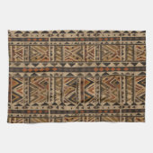 Rustic Southwestern Stripe Pattern (2) Geschirrtuch (Horizontal)
