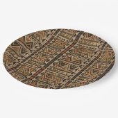 Rustic Southwestern Stripe Pattern (2) Pappteller (Schrägansicht)