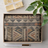 Rustic Southwestern Stripe Pattern (2) Seidenpapier (Geschenk)