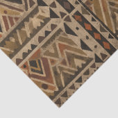 Rustic Southwestern Stripe Pattern (2) Seidenpapier (Detail)