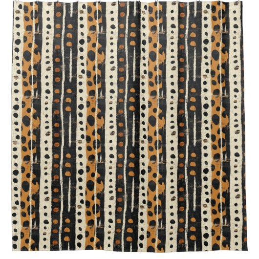 Rustic Southwestern Stripe Pattern (3) Duschvorhang (Vorderseite)