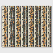 Rustic Southwestern Stripe Pattern (3) Geschenkpapier (Flach)