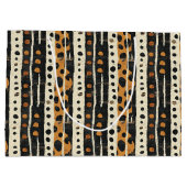 Rustic Southwestern Stripe Pattern (3) Große Geschenktüte (Rückseite)