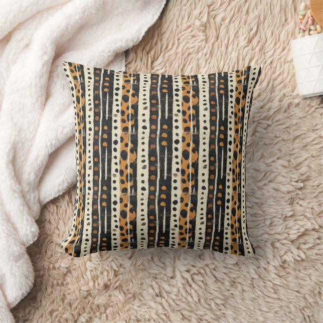 Rustic Southwestern Stripe Pattern (3) Kissen (Decke)