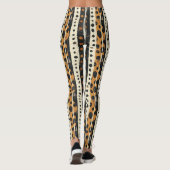 Rustic Southwestern Stripe Pattern (3) Leggings (Rückseite)