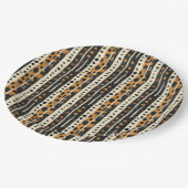 Rustic Southwestern Stripe Pattern (3) Pappteller (Schrägansicht)